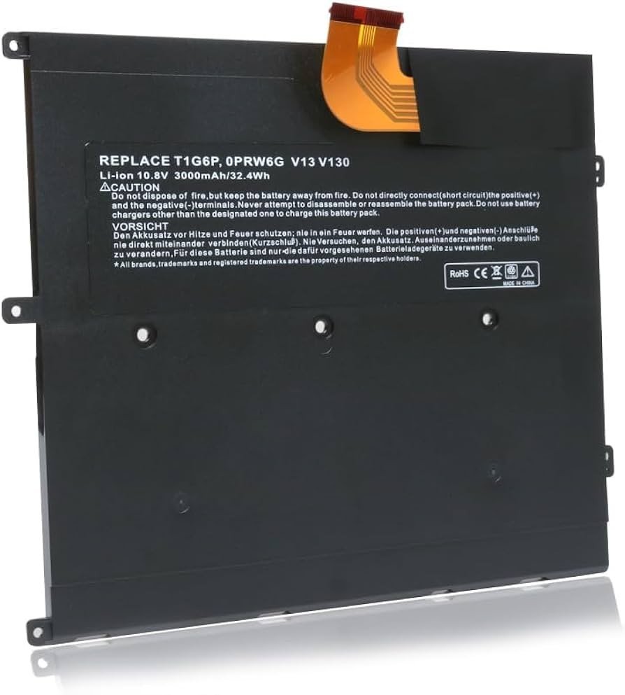 BATTERIE ORDINATEUR PORTABLE - T1G6P POUR LAPTOPS DELL Latit...