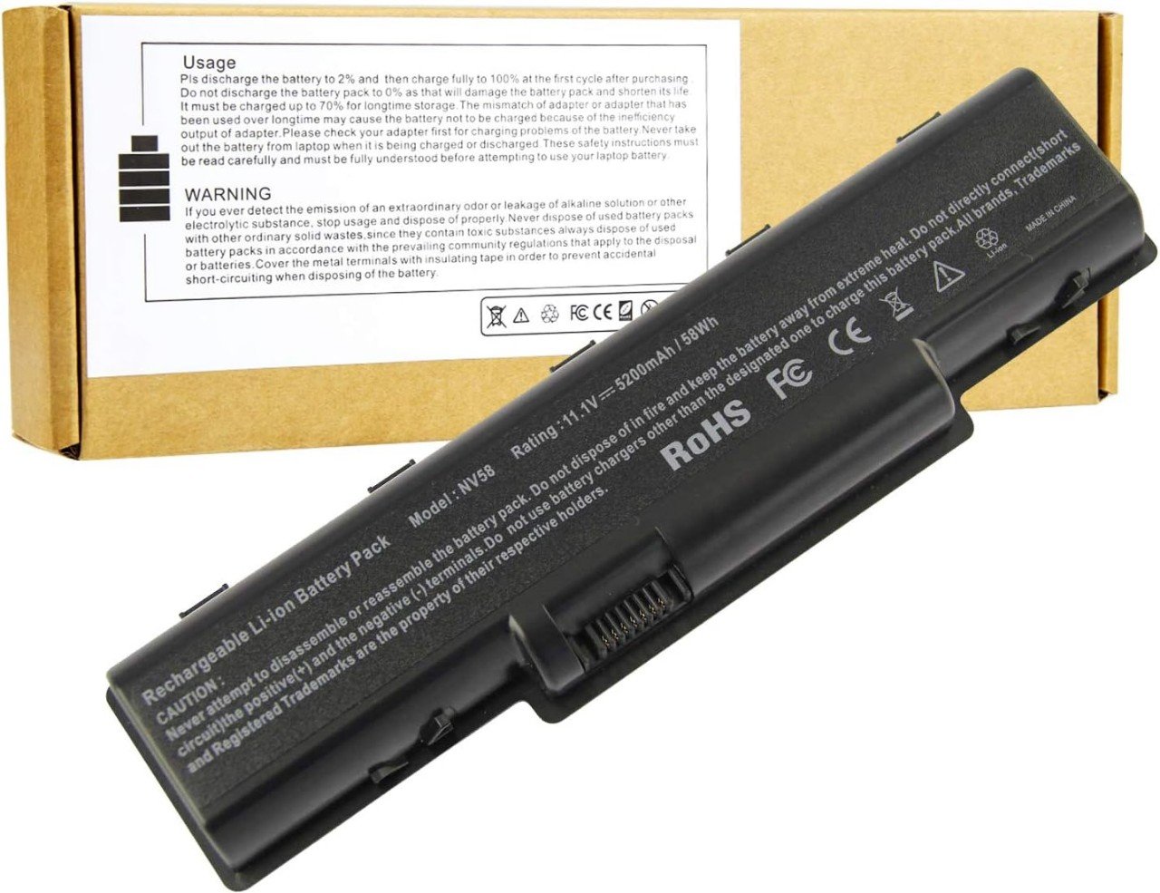 BATTERIE ORDINATEUR PORTABLE - AS09A41 POUR LAPTOPS GATEWAY ...