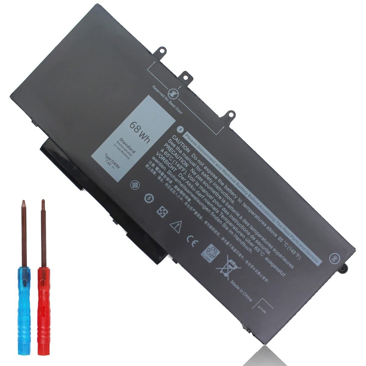 DELL GJKNX BATTERIE ORDINATEUR PORTABLE POUR LAPTOPS DELL La...