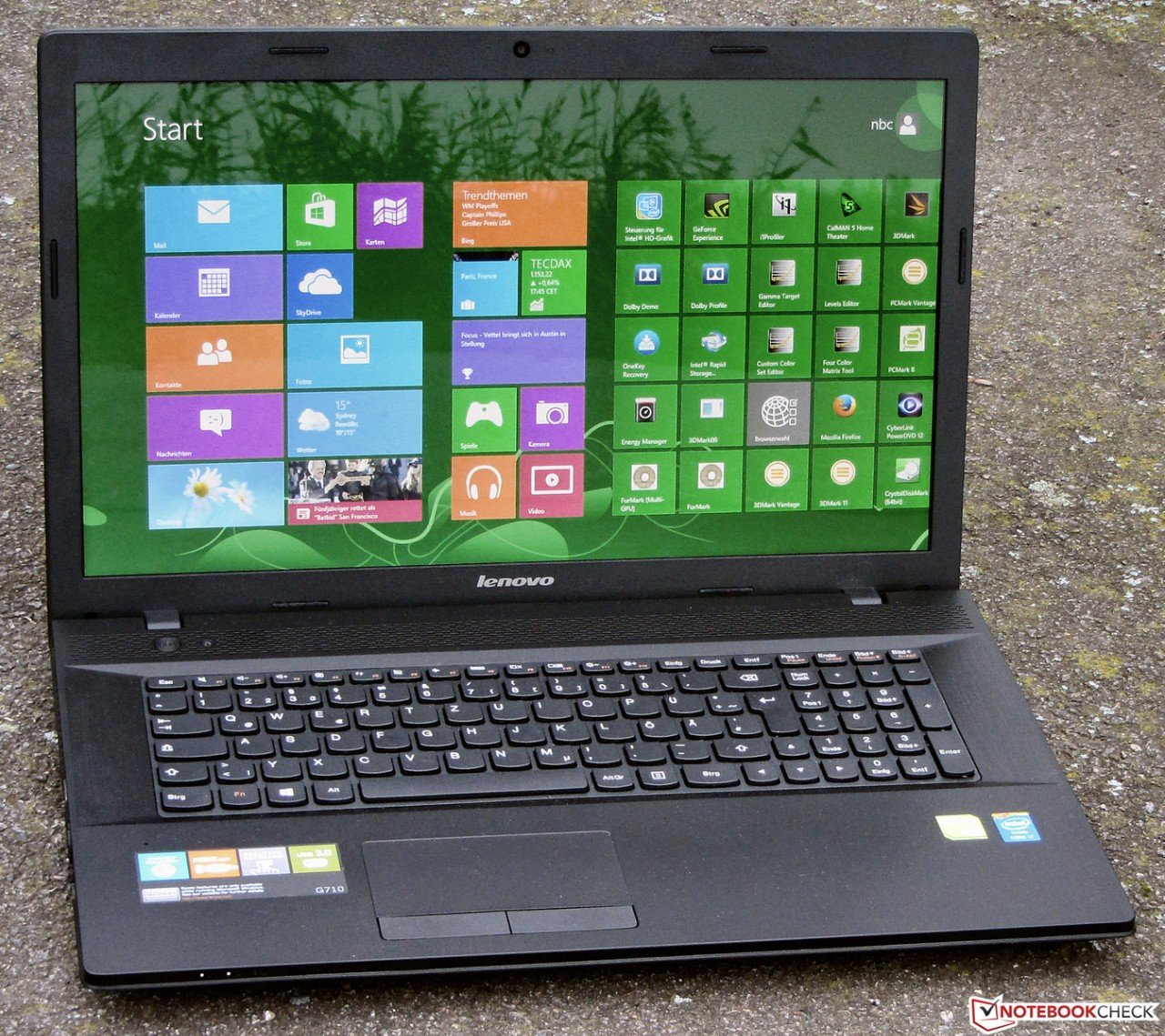 LENOVO G710 INTEL CORE I3-4000M CPU 2.40 GHZ INTEL HD GRAPHI...