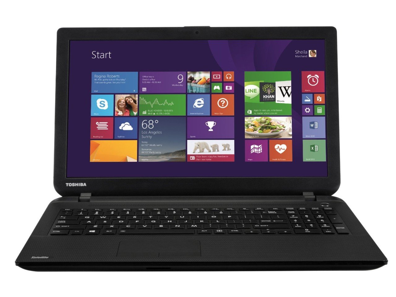 TOSHIBA SATELLITE C50-B INTEL CORE i3-3217U CPU 2.80 GHZ-INT...