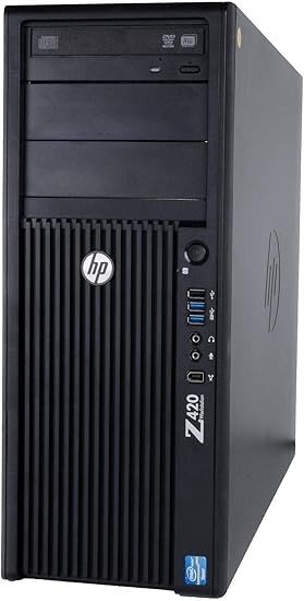 HP	Z420 Workstation	Intel® Xeon® CPU E5-1620 0 @ 3.60 GHz ...