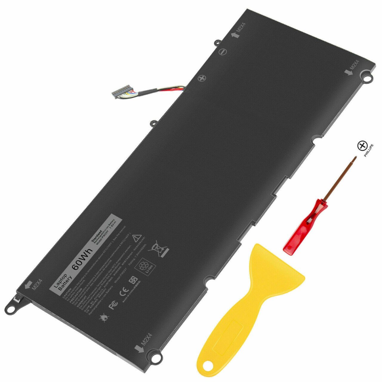 BATTERIE ORDINATEUR PORTABLE - PW23Y POUR LAPTOPS DELL XPS 1...
