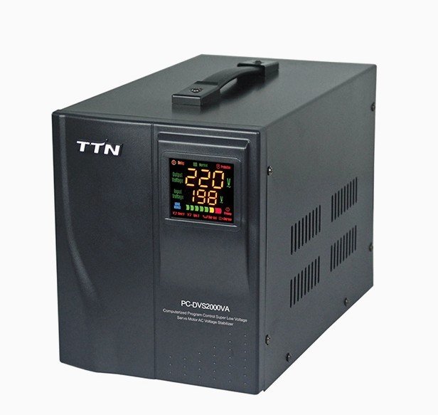 REGULATEUR-STABILISATEUR DE TENSION TTN 2000VA - Couleur noi...