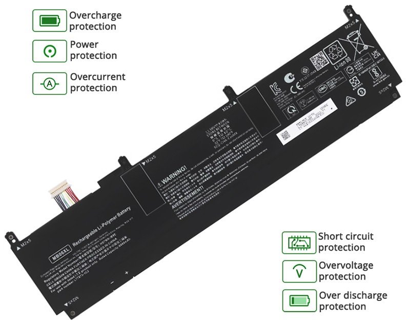 Batterie ordinateur portable Pour HP MB06XL 11.58V 83Wh 6880...