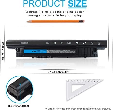 DELL MR90Y BATTERIE ORDINATEUR PORTABLE POUR LAPTOPS DELL 34...
