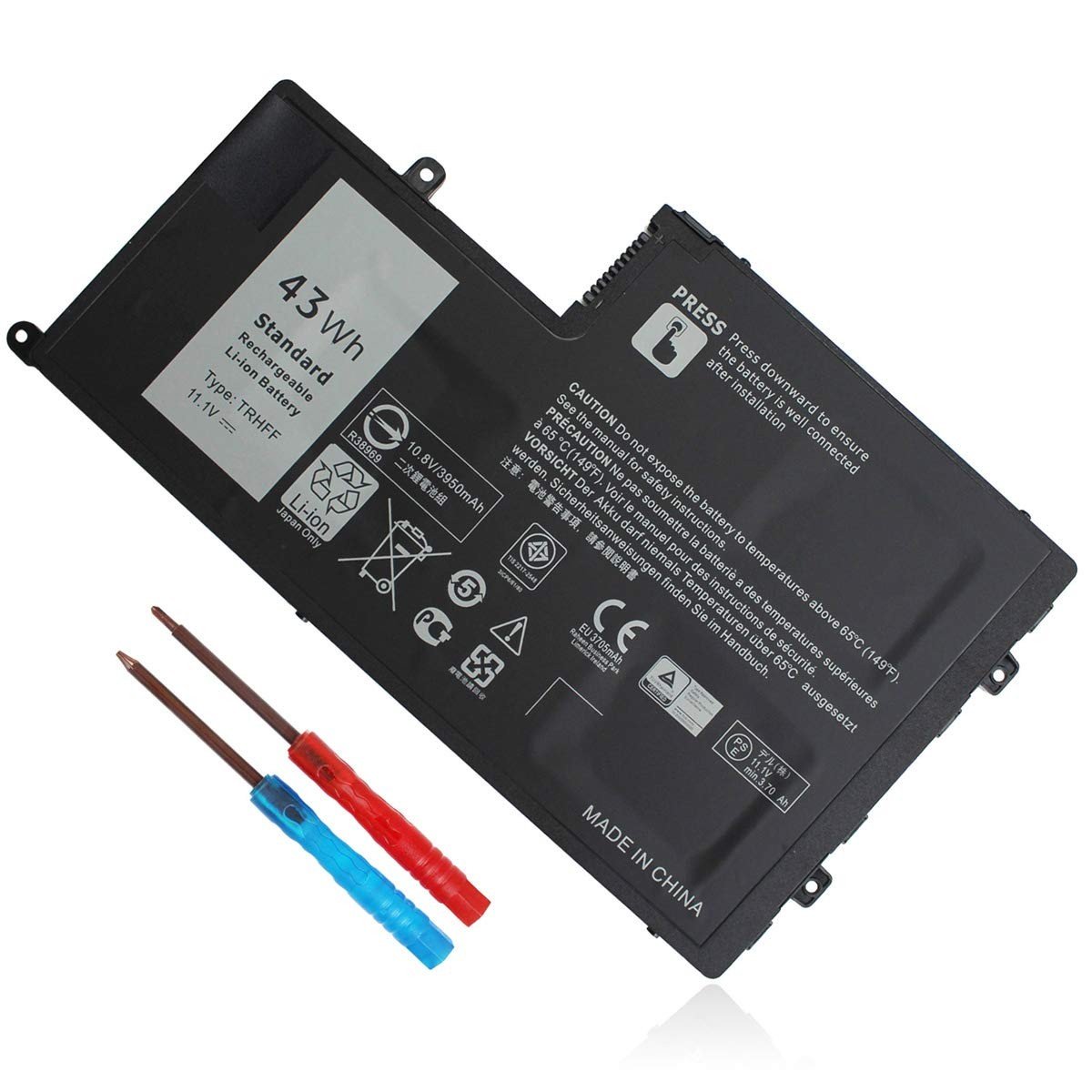 BATTERIE ORDINATEUR PORTABLE - TRHFF POUR LAPTOPS DELL Inspi...
