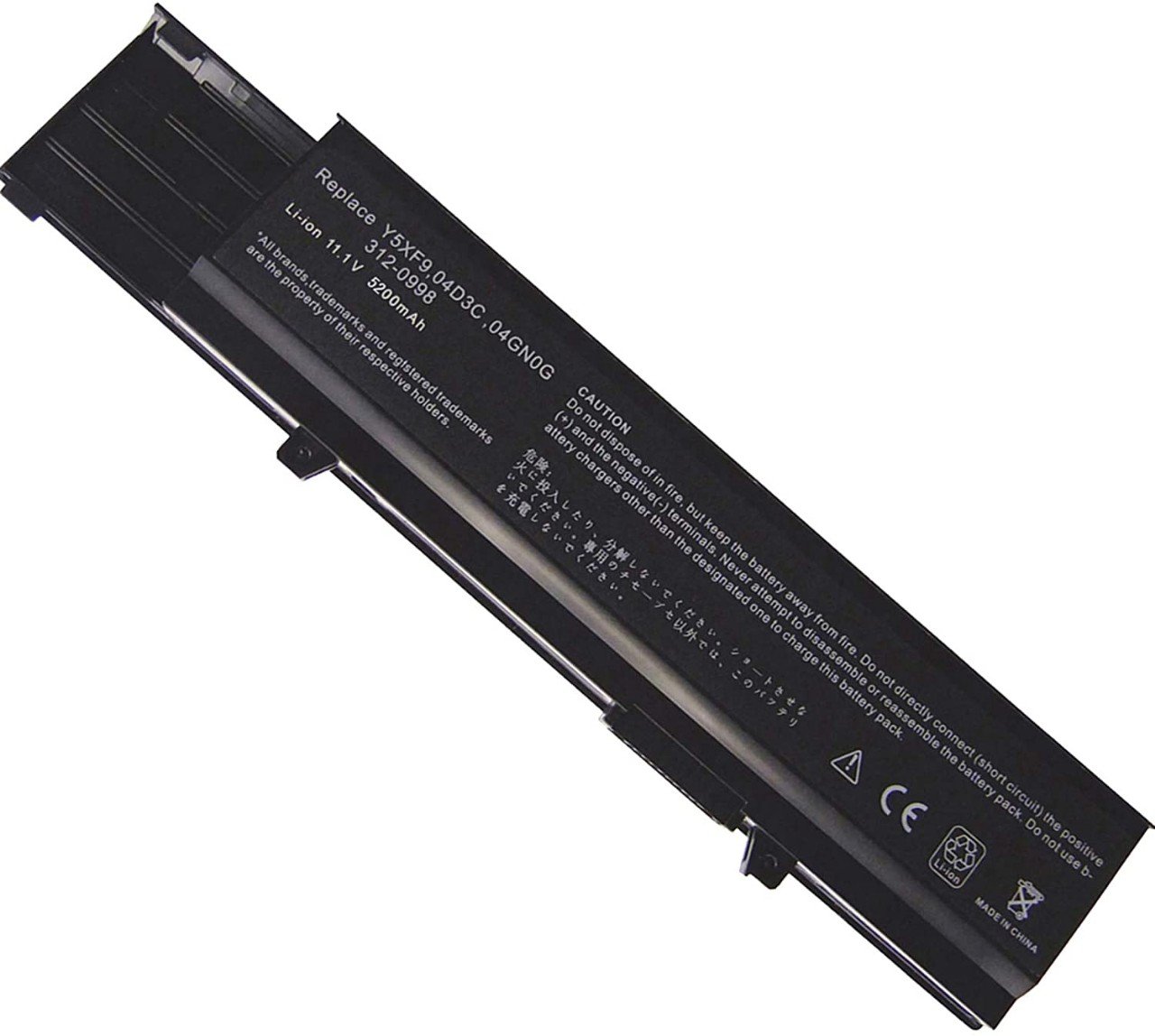 DELL 7FJ92 BATTERIE ORDINATEUR PORTABLE POUR LAPTOPS DELL V3...