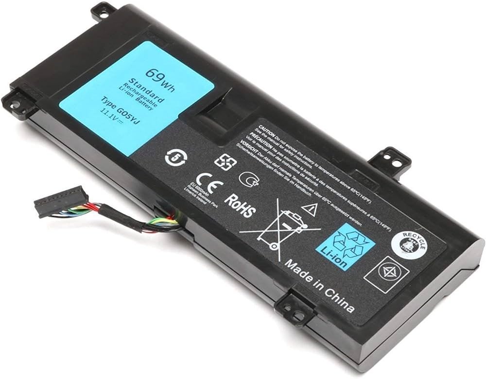 BATTERIE ORDINATEUR PORTABLE - G05YJ POUR LAPTOPS DELL Alien...