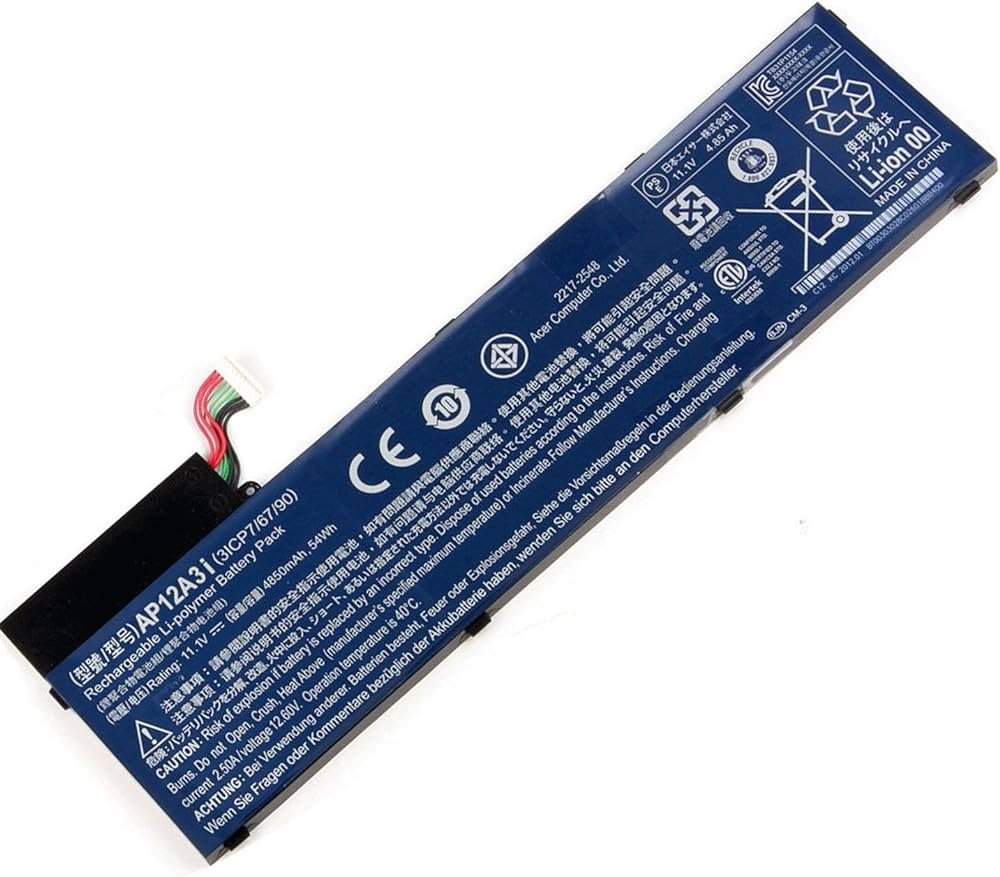 BATTERIE ORDINATEUR PORTABLE - AP12A3i POUR LAPTOPS ACER As...