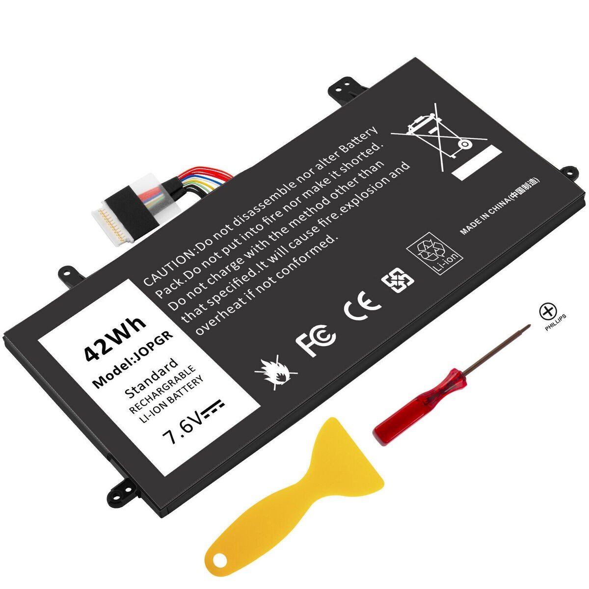 BATTERIE ORDINATEUR PORTABLE - JOPGR POUR LAPTOPS DELL Latit...
