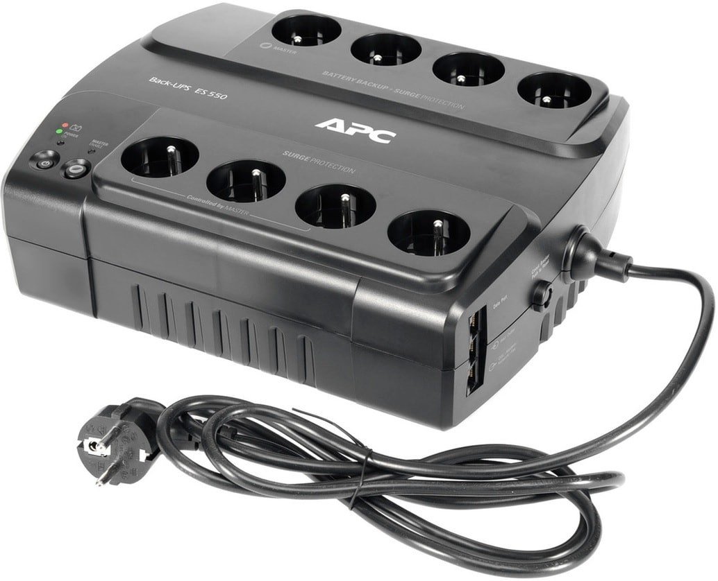 APC Back-UPS ES 550 Onduleur CA 230 V 330 Watt 550 VA 8 conn...