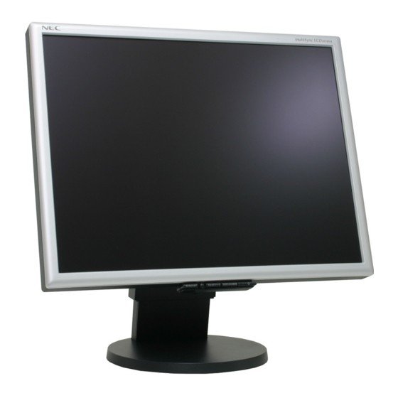  Ecran d’ordinateur NEC MultiSync LCD2070NX-BK 20  Monitor...