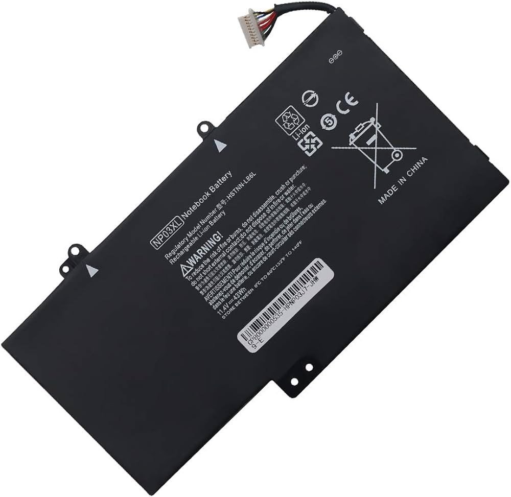 BATTERIE ORDINATEUR PORTABLE - NP03XL POUR LATOPS HP Envy X3...