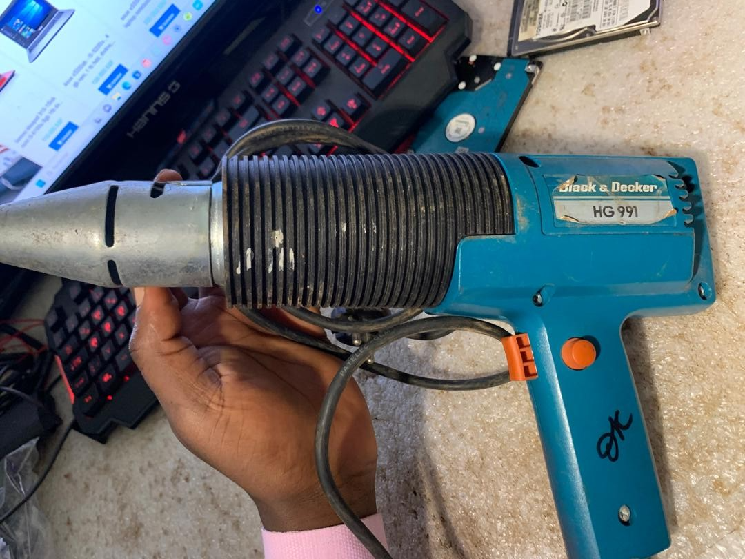 Décapeur thermique 1000 W BLACK &  DECKER Bleu