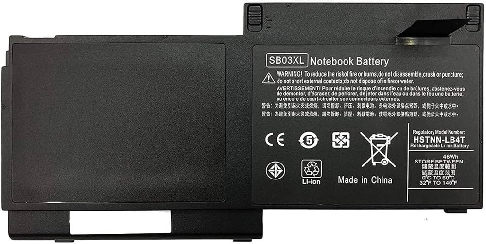 HP SB03XL BATTERIE ORDINATEUR PORTABLE POUR LAPTOPS HP Elite...