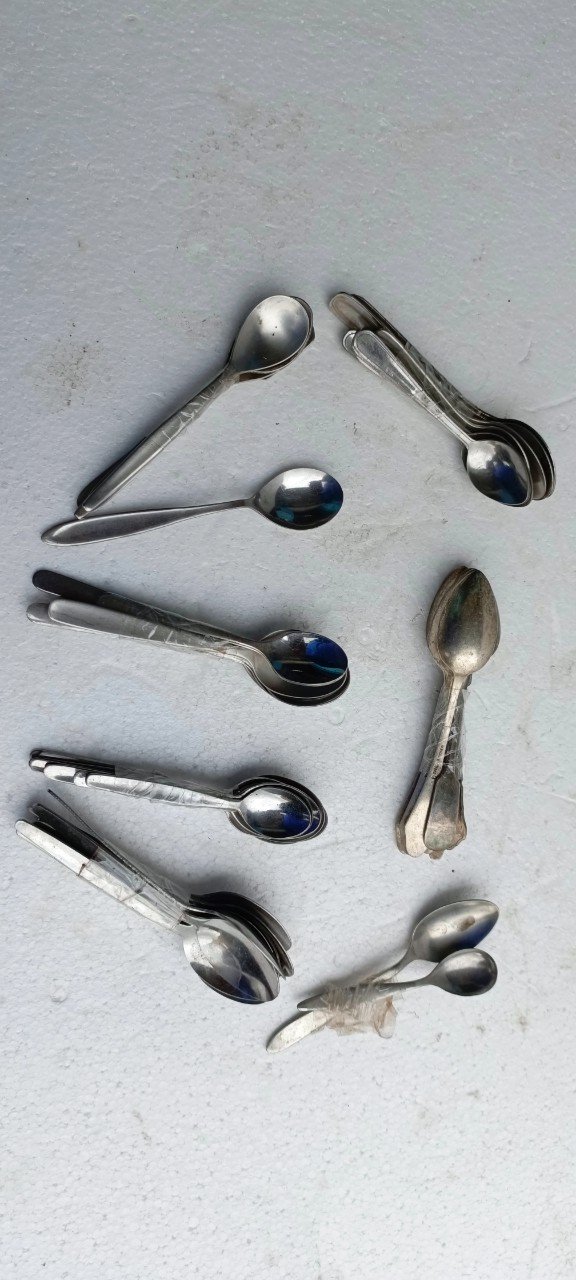 Petites cuillères en acier inoxydable