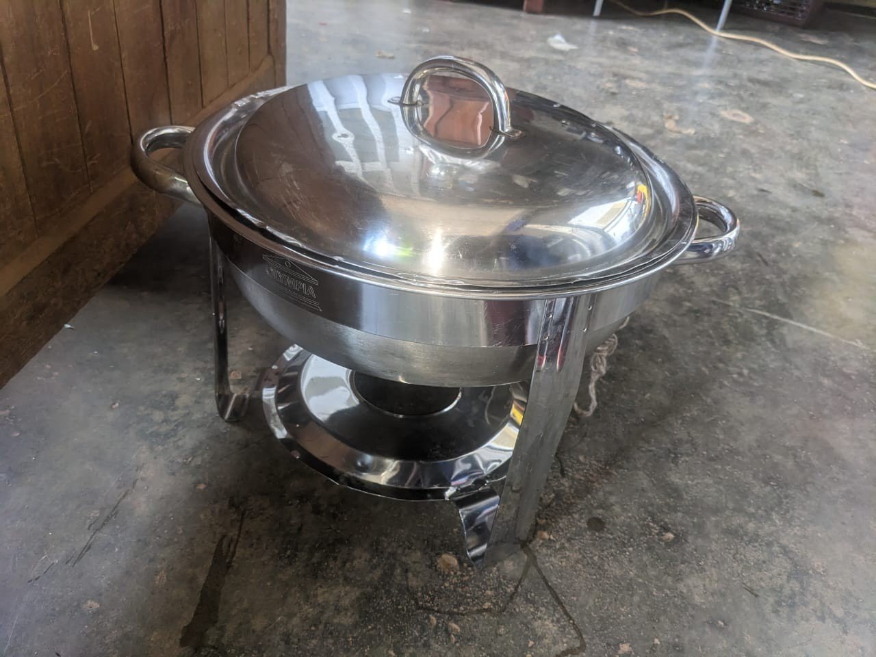 Marmite Chauffante Ronde Inox