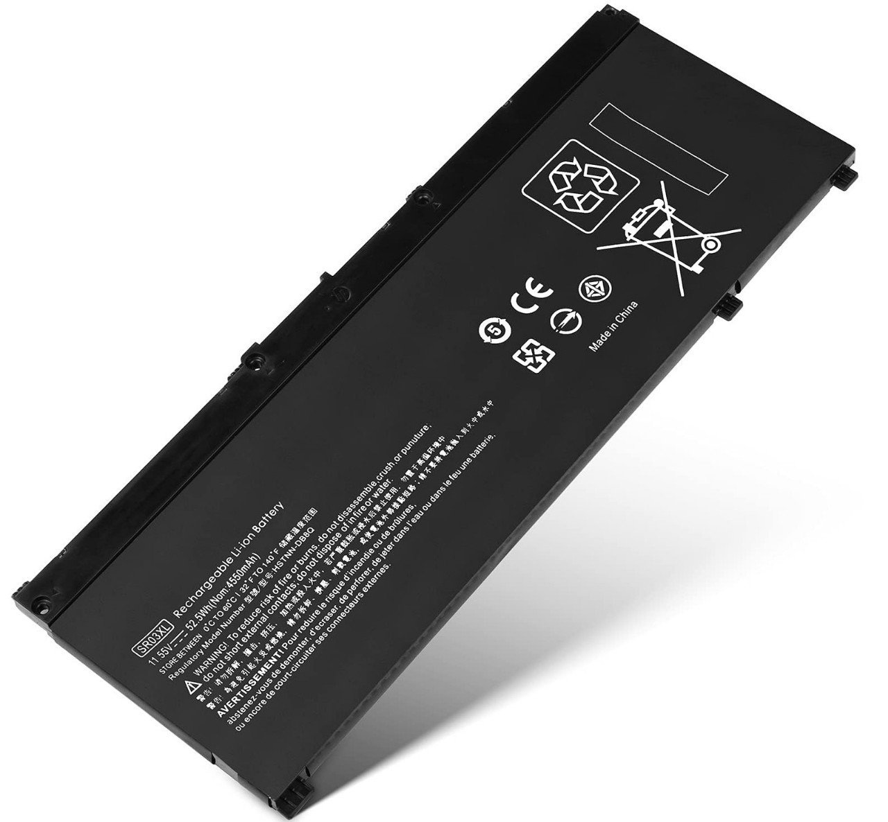 BATTERIE ORDINATEUR PORTABLE - SR03 POUR LAPTOPS HP Pavilion Gaming 15 2018; 15-cb0xx; 15-cb000; HP Omen 15-ce000 Series; HP Envy X360 15-cn0000 Series; SRO4XL / SR04XL / 917678-171 / 917678-1B1 / 917678-2B1 