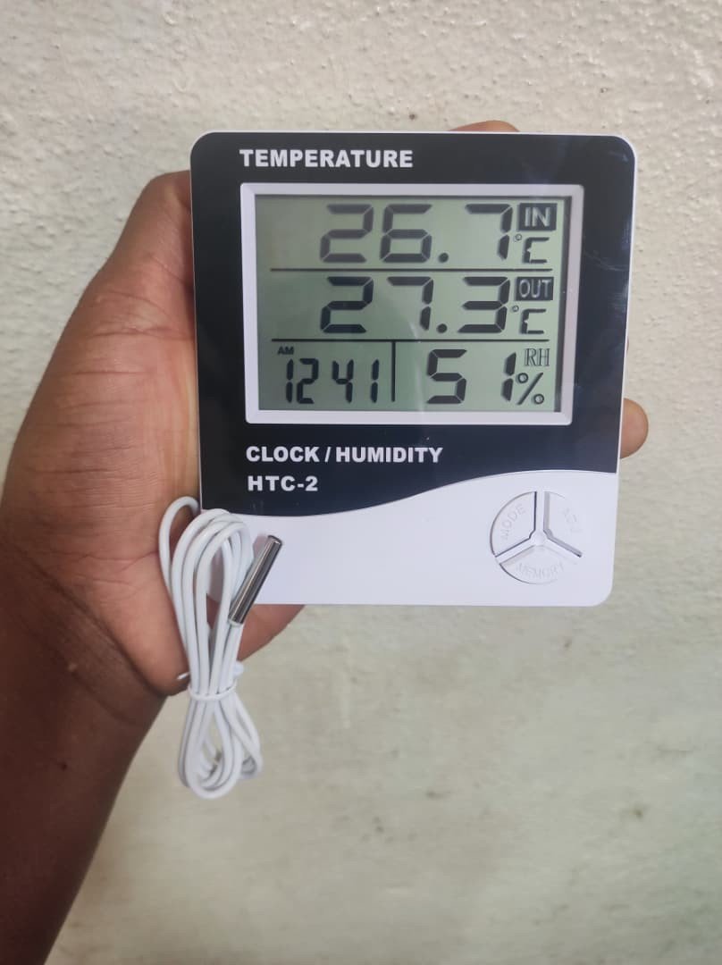 Thermo-hygromètre numérique HTC-2