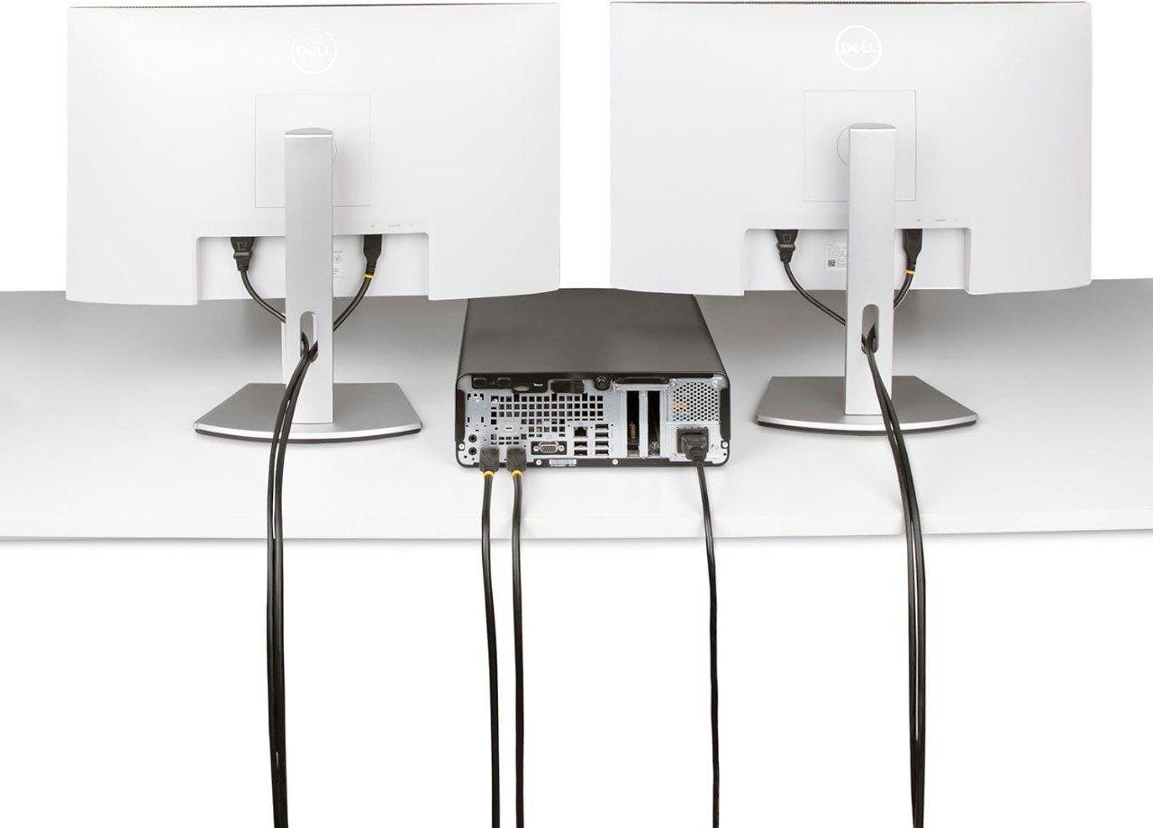 Câble DisplayPort 1.2 Actif de 1.5 m Certifié VESA - Câble DisplayPort DP8K avec HBR3/HDR10/MST/DSC 1.2/HDCP 2.2/8K60Hz/4K120Hz - Câble/Cordon DP 1.2 Mâle/Mâle (M/M) (DP12A-1.5M-DP-CABLE)