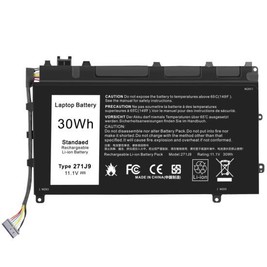 BATTERIE ORDINATEUR PORTABLE - 271J9 POUR LAPTOPS DELL Latitude 13 (7350) / Latitude 7350 / YX81V / 3WKT0 / GWV47 / 0MN791