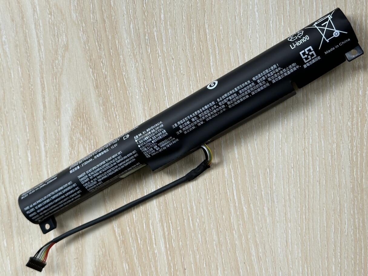 Batterie d'ordinateur portable L14C3A01, pour LENOVO Ideapad 100-15iby 3ICR19/65 10.8V 24wh