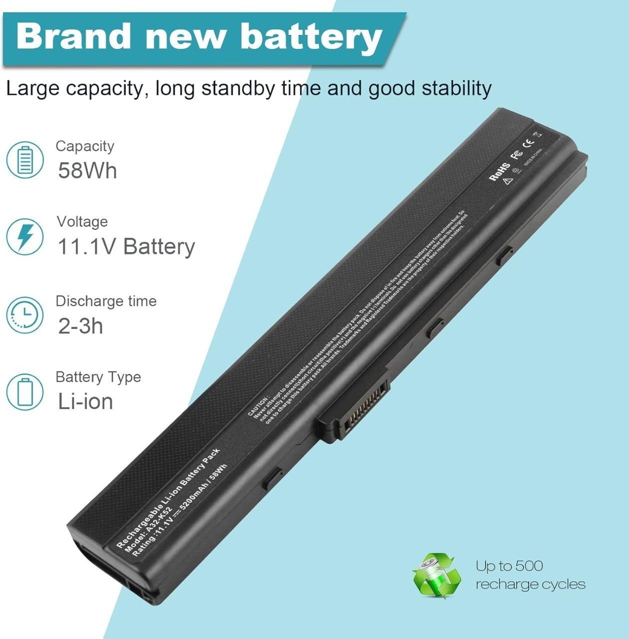 ASUS A32-K52 Batterie