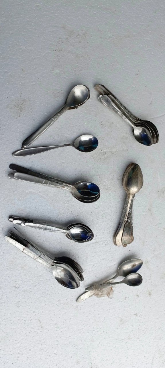 Petites cuillères en acier inoxydable