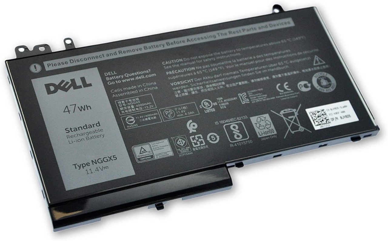 BATTERIE ORDINATEUR PORTABLE NGGX5 POUR LAPTOPS DELL Latitude 12 E5270 Series