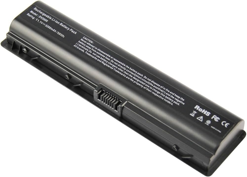 BATTERIE ORDINATEUR PORTABLE - HSTNN-DB42 LAPTOPS HP DV2000; HP COMPAQ Presario A900; Presario C700EM; Presario C700ET; Presario C700LA; Presario C700 Series; Presario C700T; HSTNN-Q33C; HSTNN-W20C; HSTNN-W34C; NBP6A48A1 
