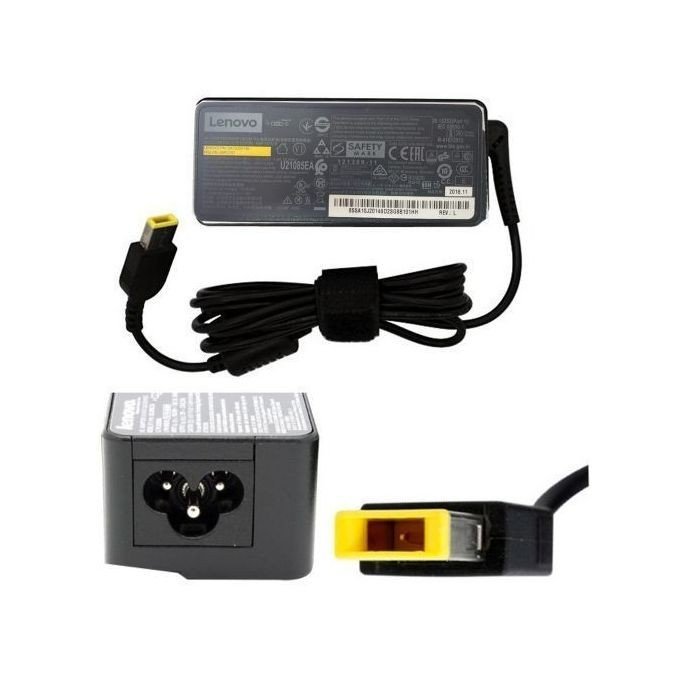 Chargeur laptop d'origine LENOVO bout carré 20V 3.25 A