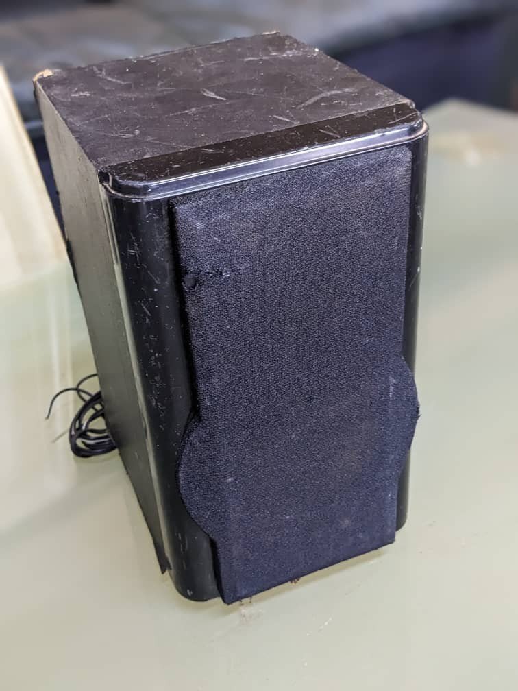 Baffle noir lautsprecher