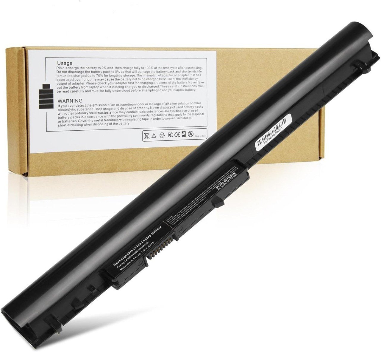 HP OA04 BATTERIE ORDINATEUR PORTABLE POUR LAPTOPS HP 240 G2; HP CQ14; HP CQ15; HP Compaq Presario 15-h000; HP Compaq Presario 15-S000; OA03; HSTNN-LB5S; HSTNN-LB5Y; HSTNN-PB5Y