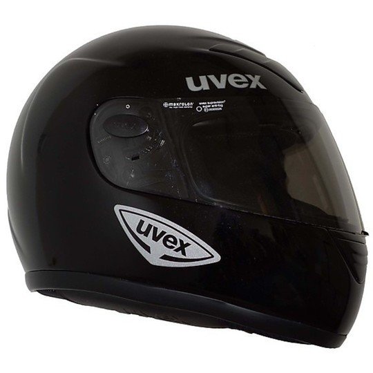 Casque de moto intégral Uvex V1 en fibre tricomposite noir ...