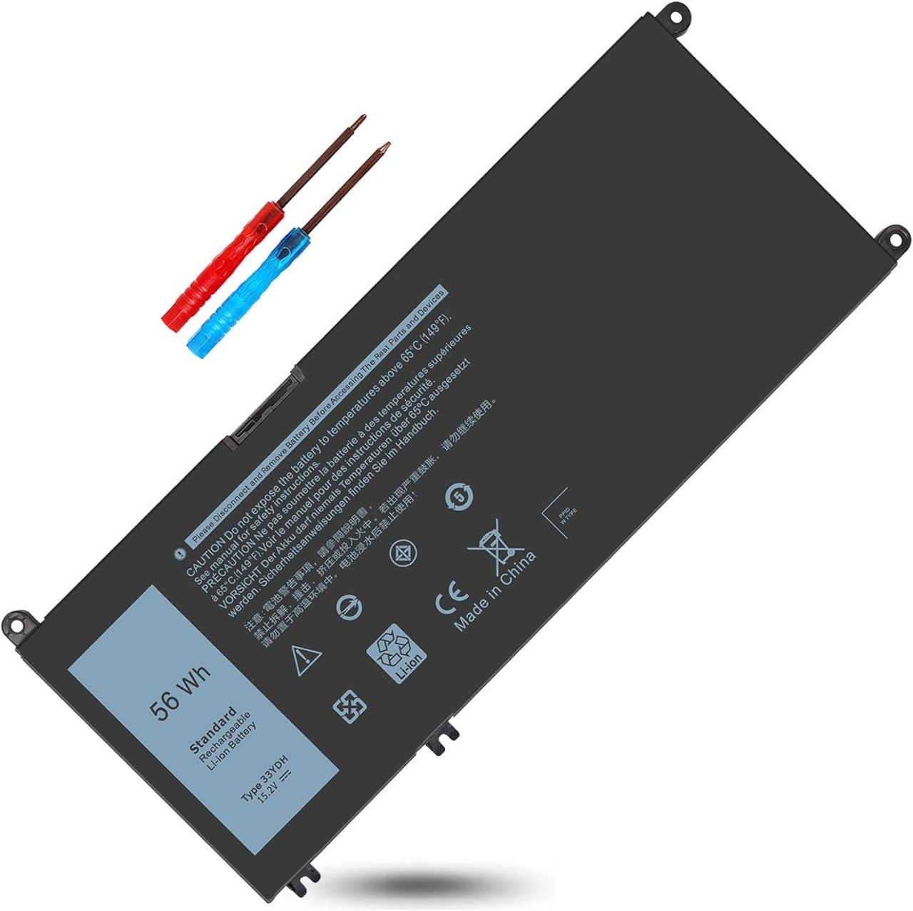 DELL 33YDH BATTERIE ORDINATEUR PORTABLE POUR LAPTOPS DELL In...